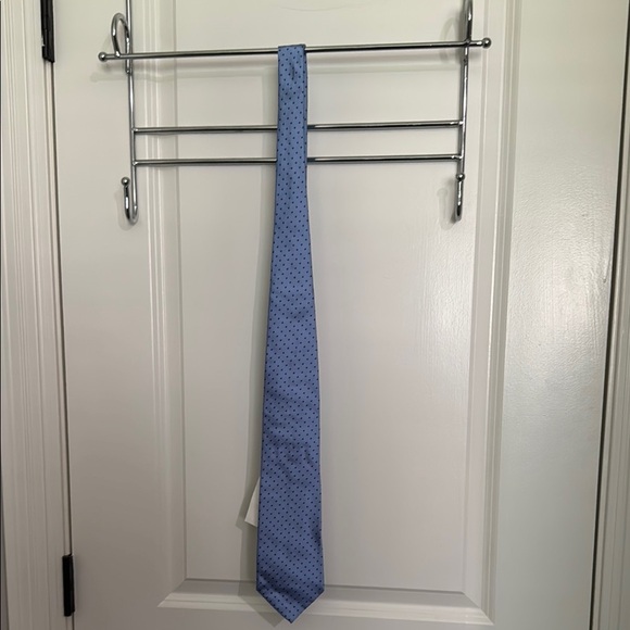 Banana Republic Blue and Black Polka Dot Tie - Picture 5 of 5